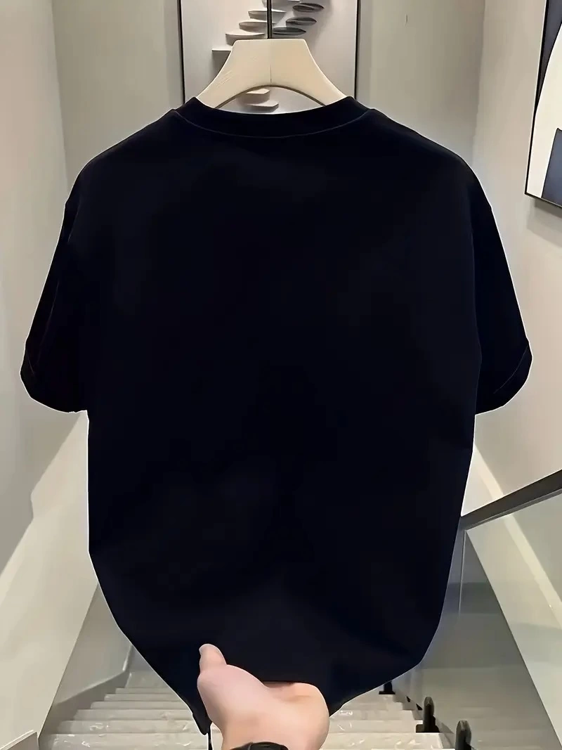 ASSEMA Kadın Penye Compack Day One Baskılı Oversize Bisiklet Yaka T-shirt - Siyah