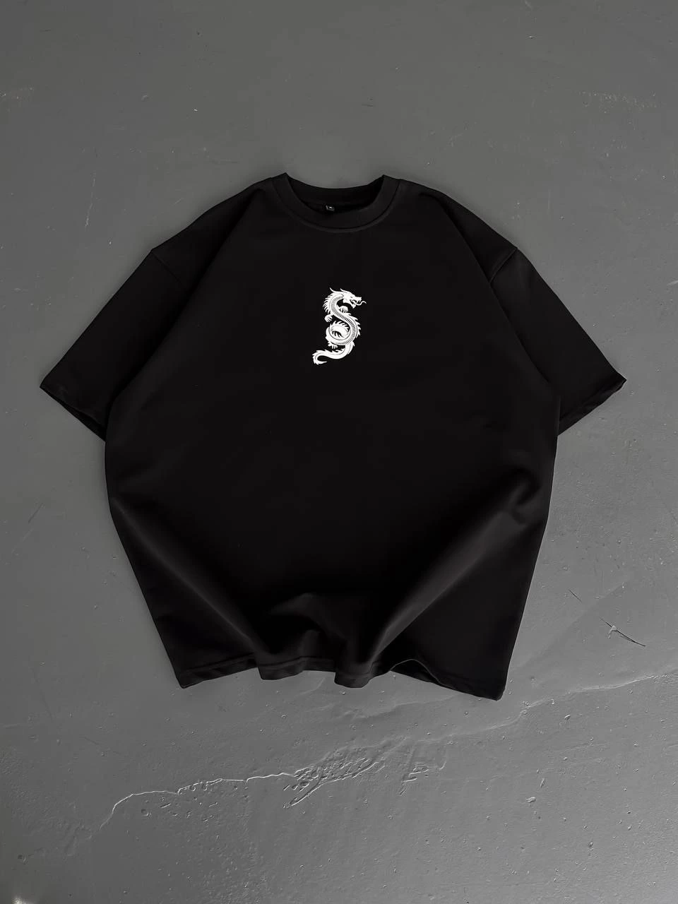 ASSEMA Erkek Baskılı T-Shirt Kısa Kol Bisiklet Yaka Regular Fit Rahat Kalıp Günlük Tişört - Siyah