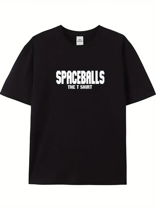 ASSEMA Erkek Baskılı T-Shirt Kısa Kol Bisiklet Yaka Regular Fit Rahat Kalıp Tişört - Siyah