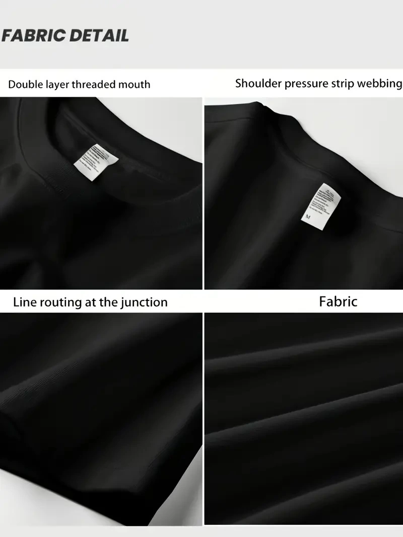 ASSEMA Kadın Baskılı Bisiklet Yaka Ovarsize Kısa kol T-shirt - Siyah