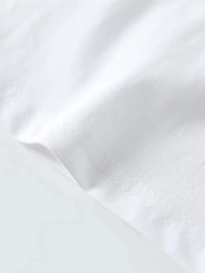 ASSEMA Erkek Baskılı Tişort Kısa Kol Bisiklet Yaka Ovarsize T-Shirt -  Beyaz