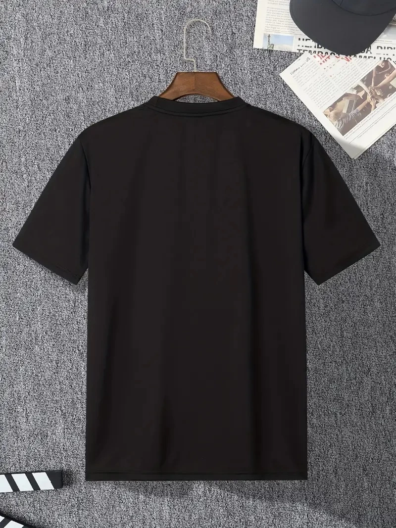 ASSEMA Erkek TRIED TO WARN YOU. Baskılı Bisiklet Yaka T-shirt - Siyah