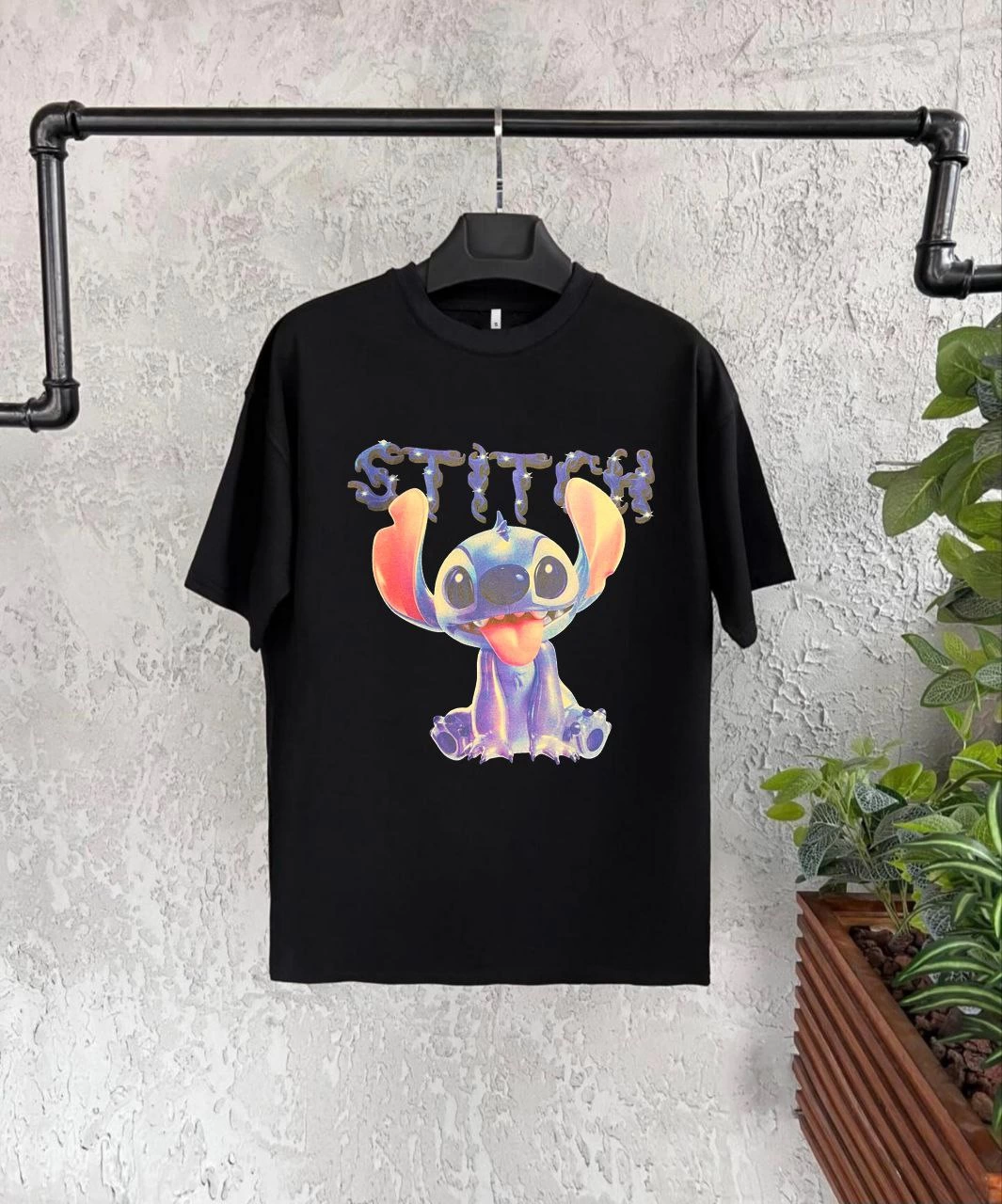ASSEMA Bisiklet Yaka Kısa Kol Çocuk Baskılı T-Shirt - Siyah
