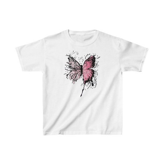 ASSEMA Çocuk Kız Baskılı T-Shirt - Beyaz