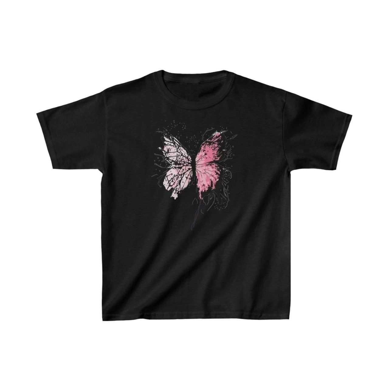 ASSEMA Çocuk Kız Baskılı T-Shirt - Siyah