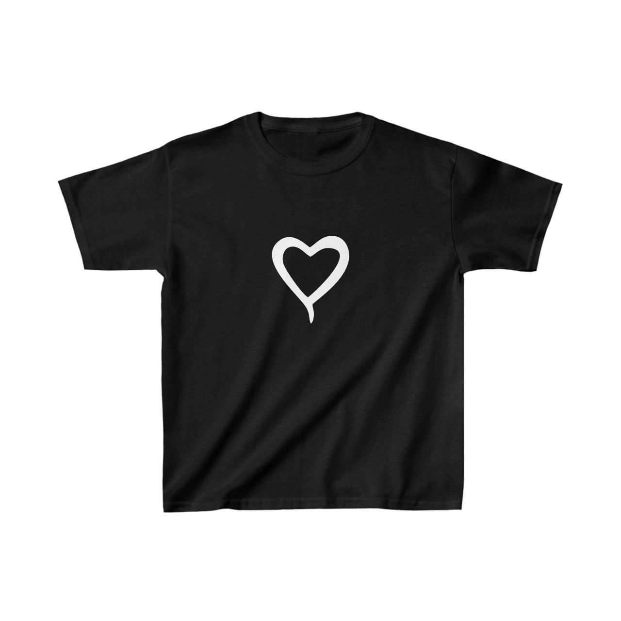 ASSEMA Çocuk Kız Baskılı T-Shirt - Siyah