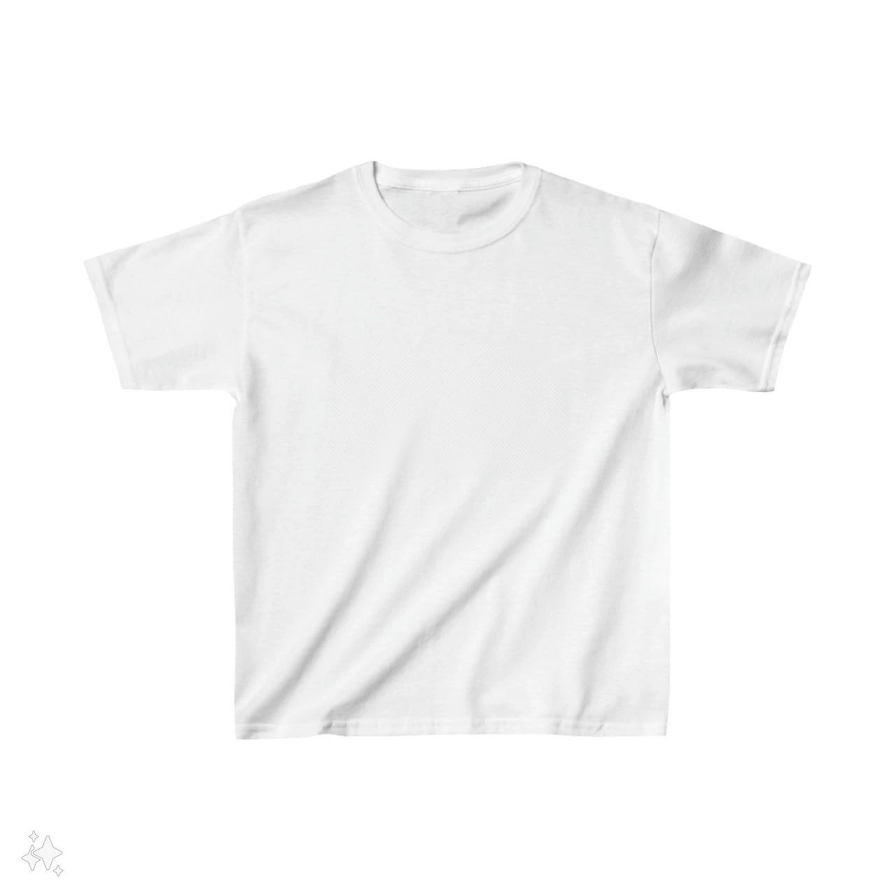 ASSEMA Çocuk Unisex Basic T-Shirt - Beyaz