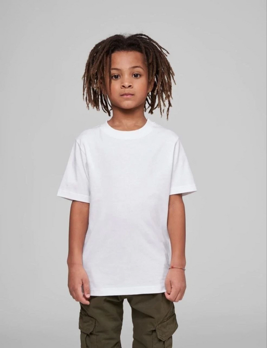 ASSEMA Çocuk Unisex Basic T-Shirt - Beyaz