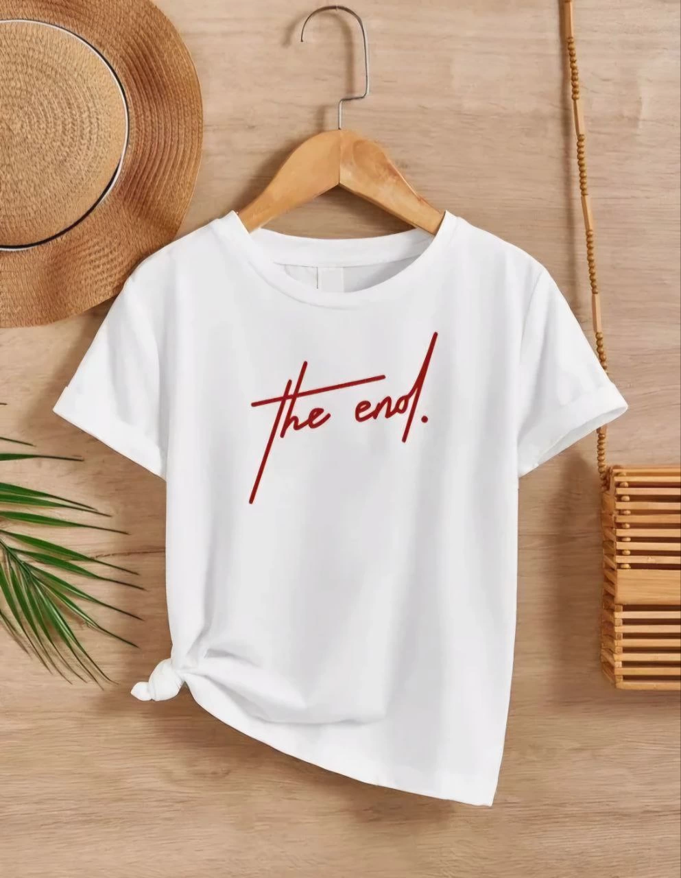 ASSEMA Çocuk Unisex Baskılı T-Shirt - Beyaz