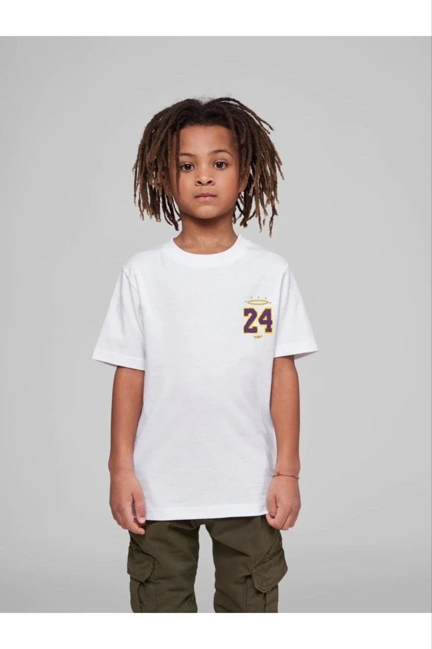 ASSEMA Çocuk Unisex Baskılı T-Shirt - Beyaz
