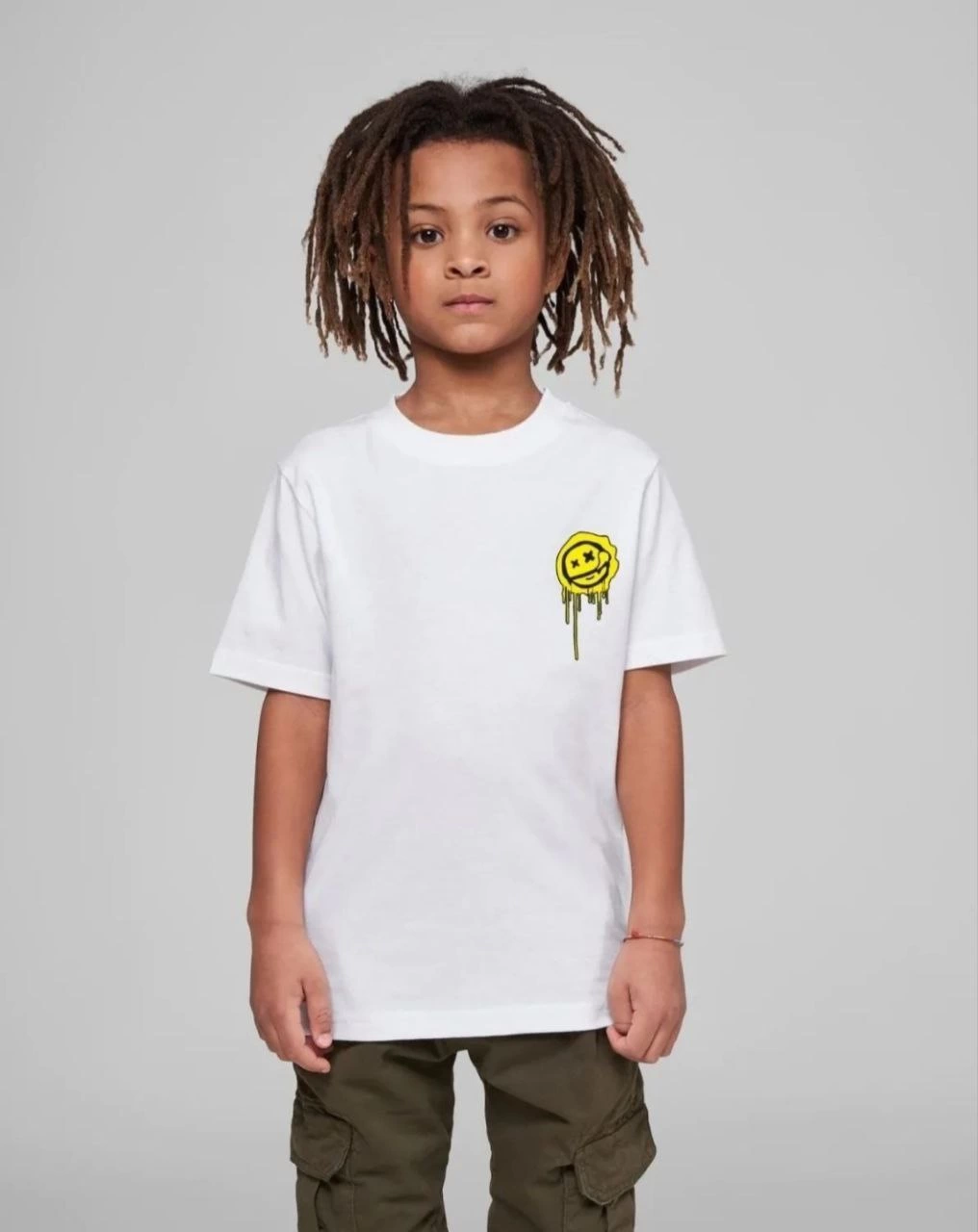 ASSEMA Çocuk Unisex Baskılı T-Shirt - Beyaz