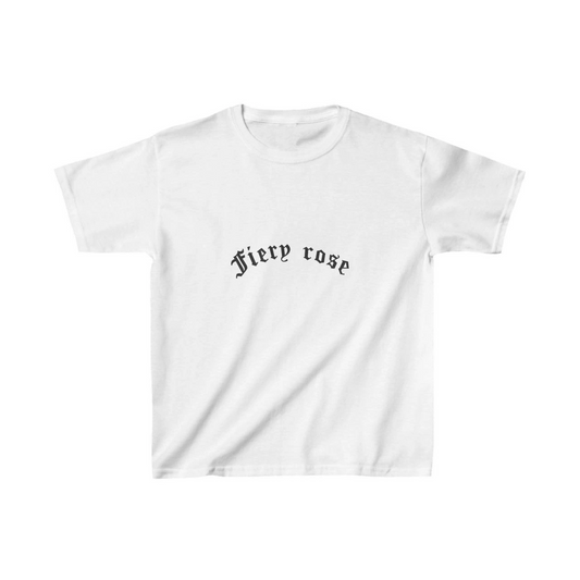 ASSEMA Çocuk Unisex Baskılı T-Shirt - Beyaz