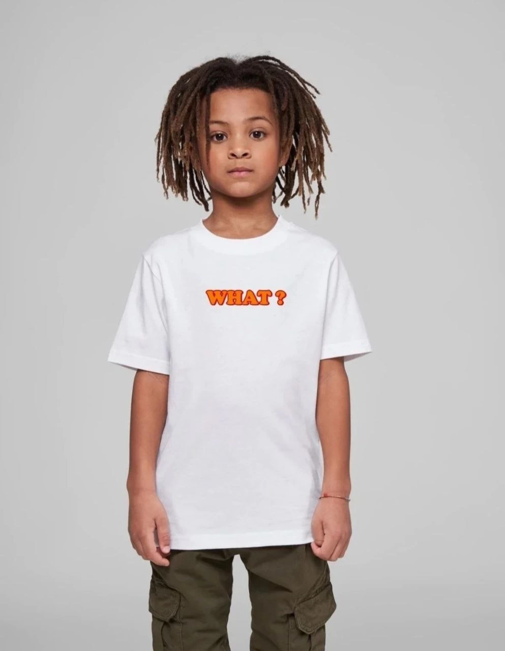 ASSEMA Çocuk Unisex Baskılı T-Shirt - Beyaz