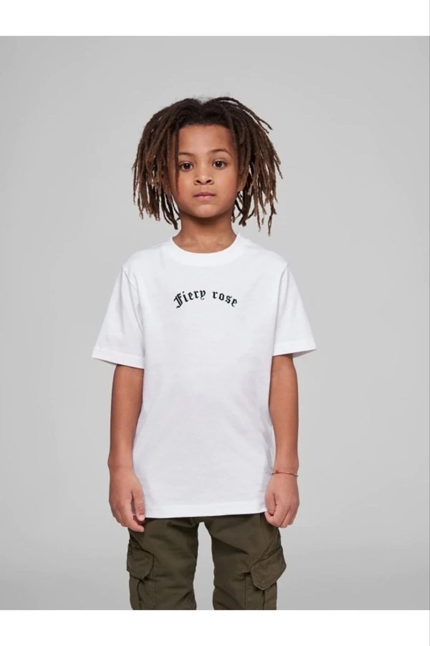 ASSEMA Çocuk Unisex Baskılı T-Shirt - Beyaz