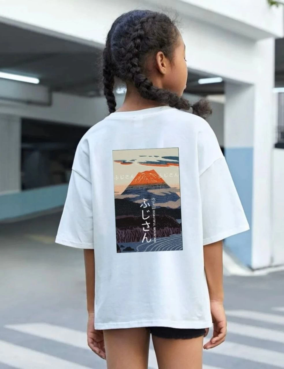 ASSEMA Çocuk Unisex Baskılı T-Shirt - Beyaz