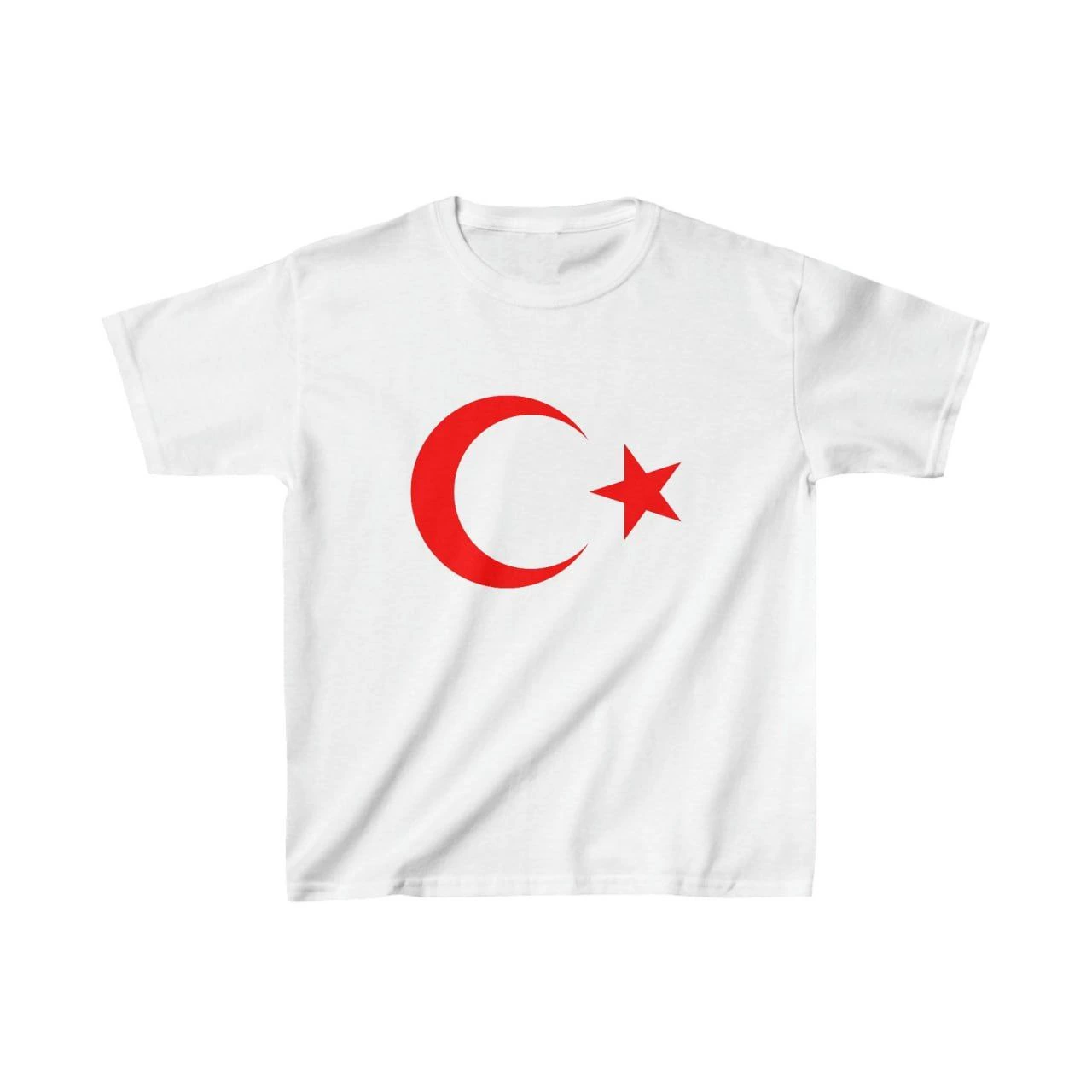 ASSEMA Çocuk Unisex Baskılı T-Shirt - Beyaz