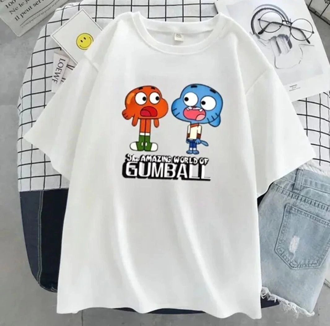 ASSEMA Çocuk Unisex Baskılı T-Shirt - Beyaz