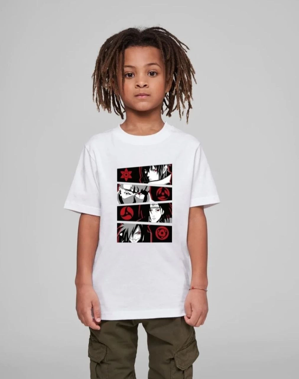ASSEMA Çocuk Unisex Baskılı T-Shirt - Beyaz