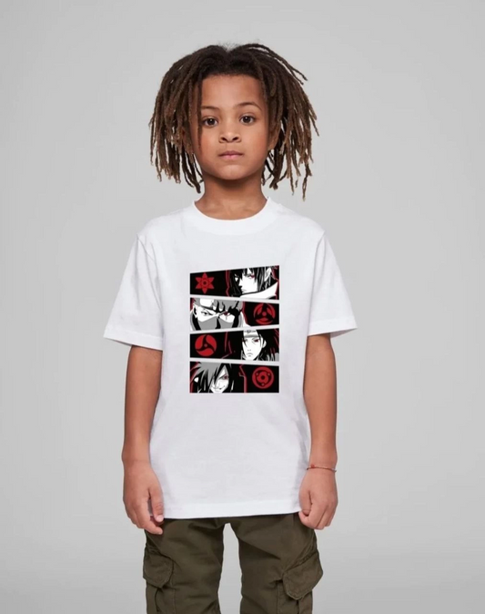 ASSEMA Çocuk Unisex Baskılı T-Shirt - Beyaz