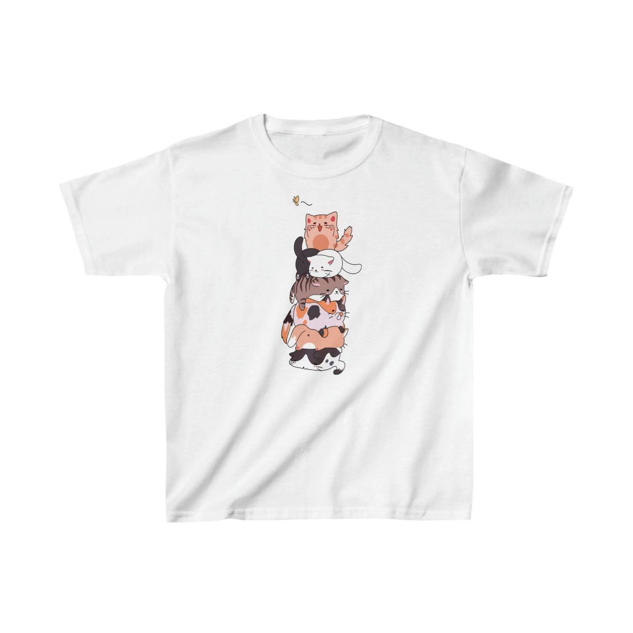 ASSEMA Çocuk Unisex Baskılı T-Shirt - Beyaz