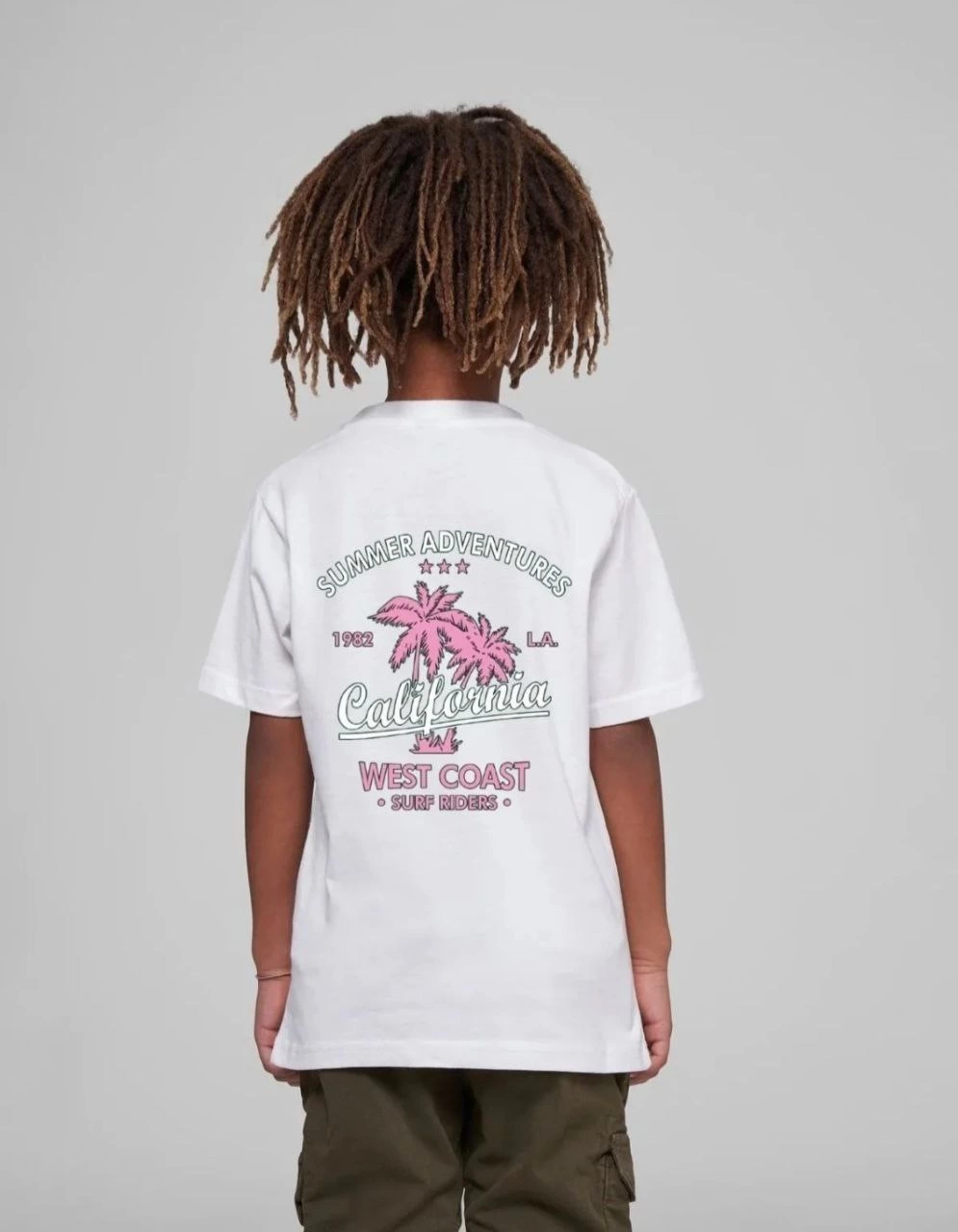 ASSEMA Çocuk Unisex Baskılı T-Shirt - Beyaz