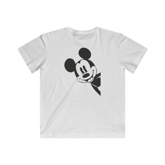 ASSEMA Çocuk Unisex Baskılı T-Shirt - Beyaz