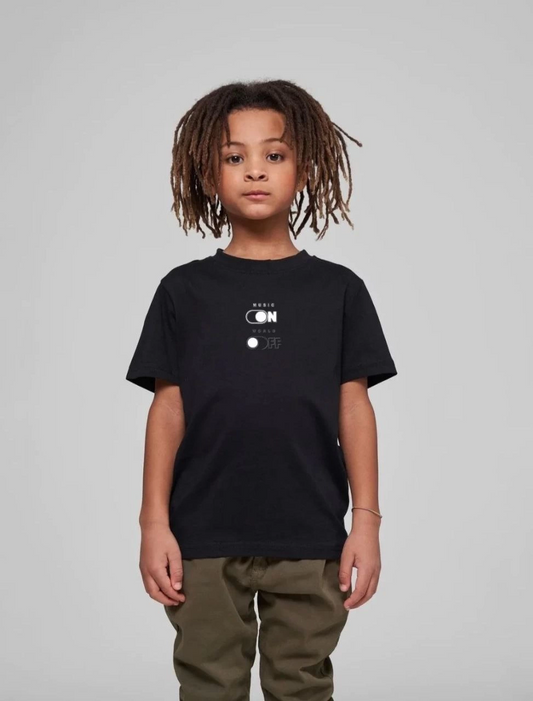 ASSEMA Çocuk Unisex Baskılı T-Shirt - Siyah
