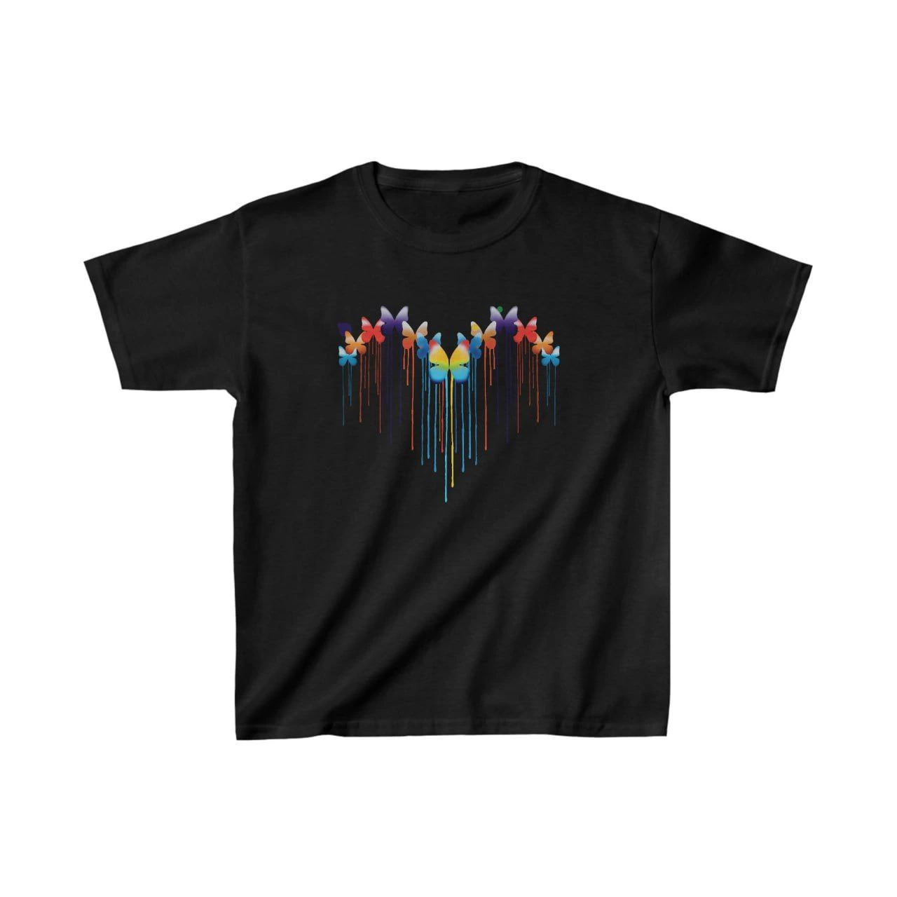 ASSEMA Çocuk Unisex Baskılı T-Shirt - Siyah