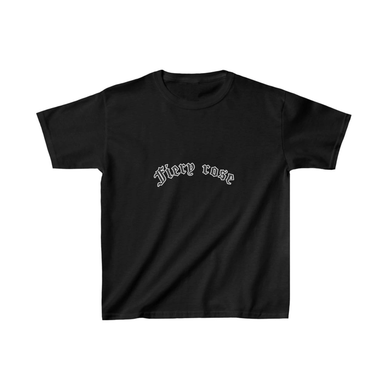 ASSEMA Çocuk Unisex Baskılı T-Shirt - Siyah