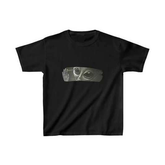 ASSEMA Çocuk Unisex Baskılı T-Shirt - Siyah