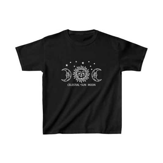 ASSEMA Çocuk Unisex Baskılı T-Shirt - Siyah