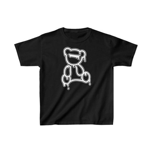 ASSEMA Çocuk Unisex Baskılı T-Shirt - Siyah