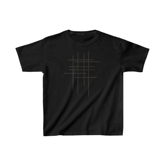 ASSEMA Çocuk Unisex Baskılı T-Shirt - Siyah