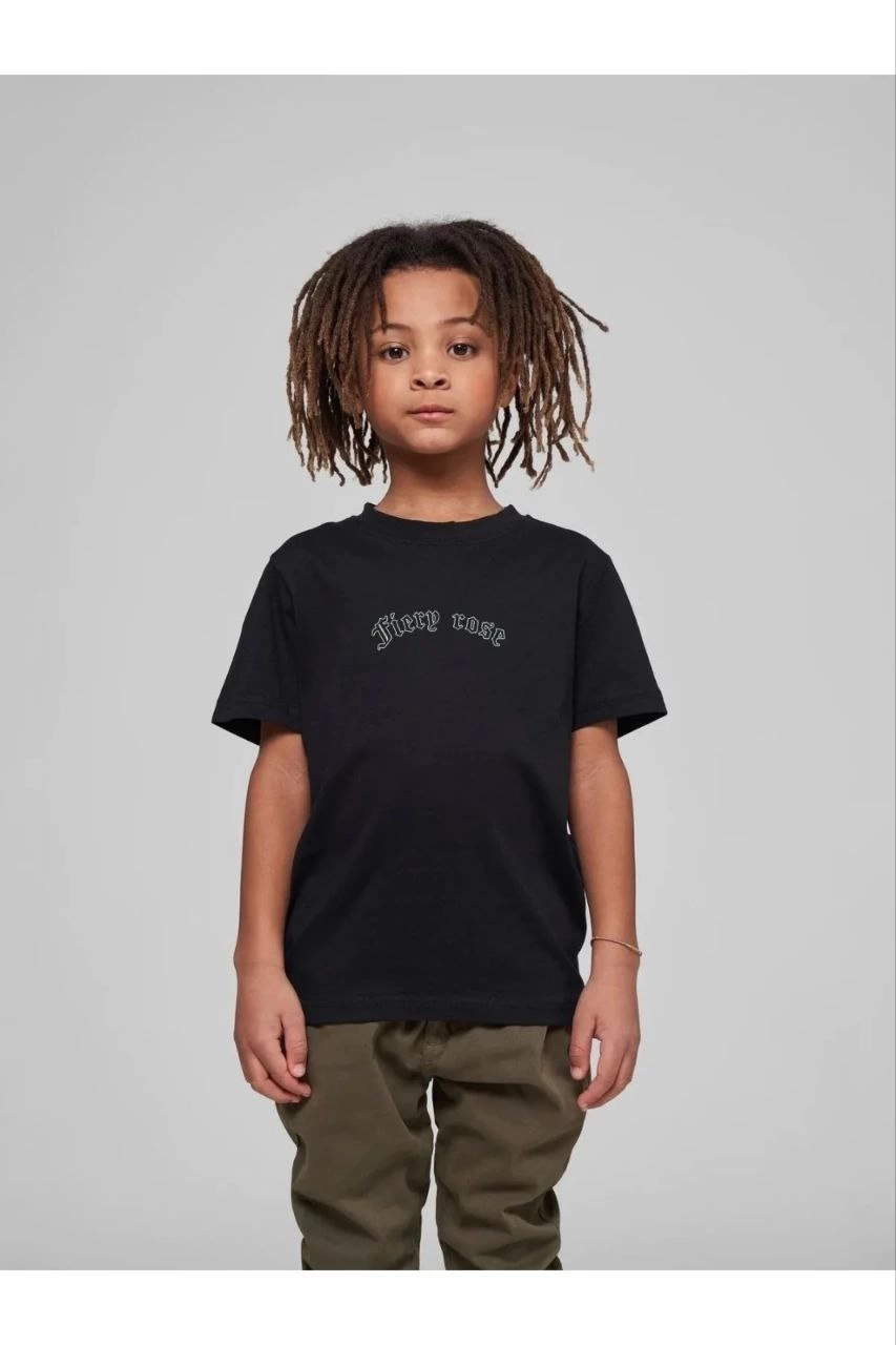 ASSEMA Çocuk Unisex Baskılı T-Shirt - Siyah