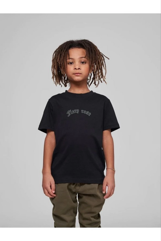 ASSEMA Çocuk Unisex Baskılı T-Shirt - Siyah