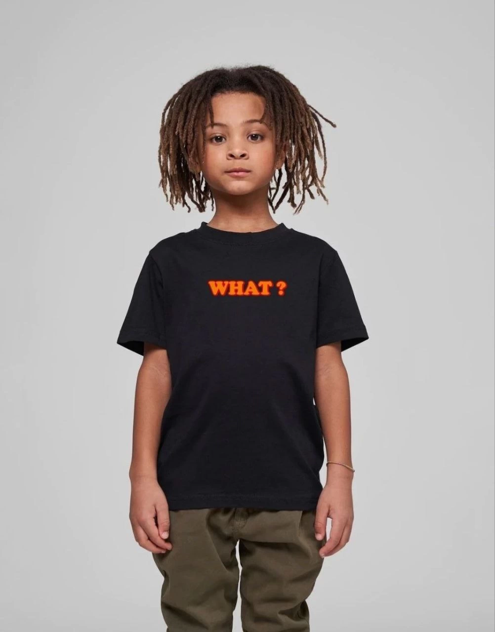 ASSEMA Çocuk Unisex Baskılı T-Shirt - Siyah