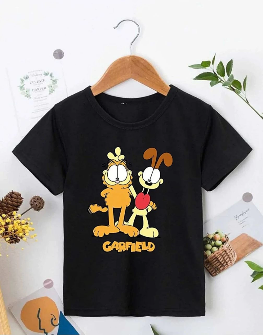 ASSEMA Çocuk Unisex Baskılı T-Shirt - Siyah