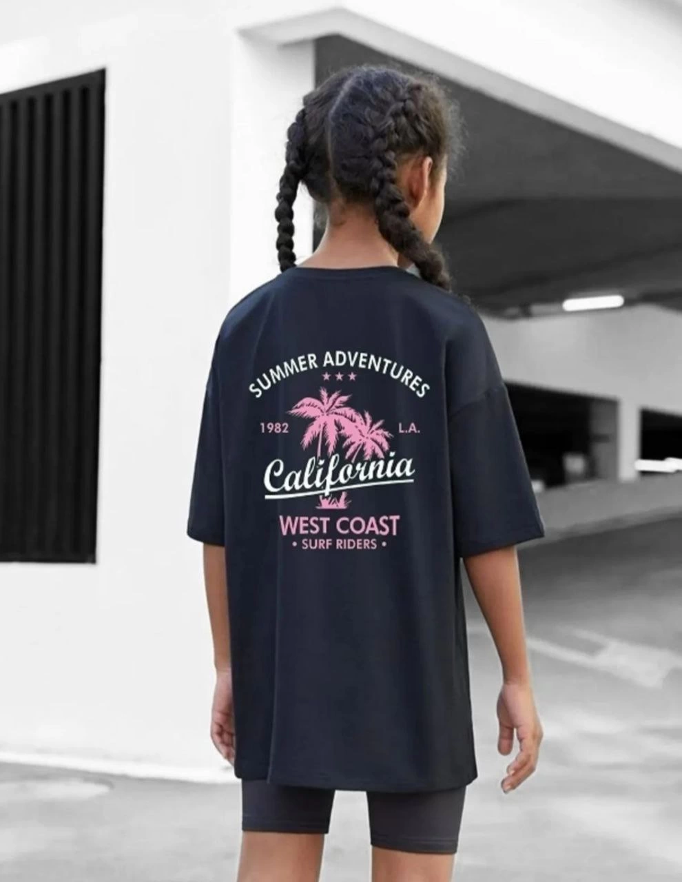 ASSEMA Çocuk Unisex Baskılı T-Shirt - Siyah