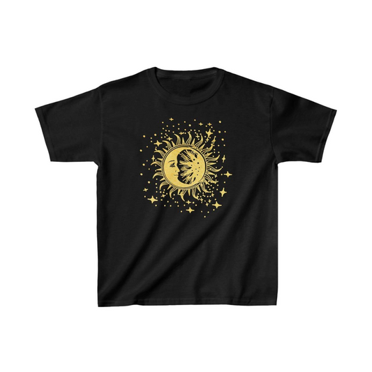 ASSEMA Çocuk Unisex Baskılı T-Shirt - Siyah