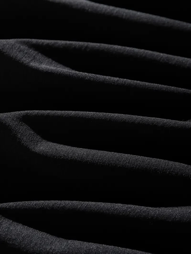 ASSEMA Erkek Dağ Grafikli Kısa kollu T-shirt - Siyah