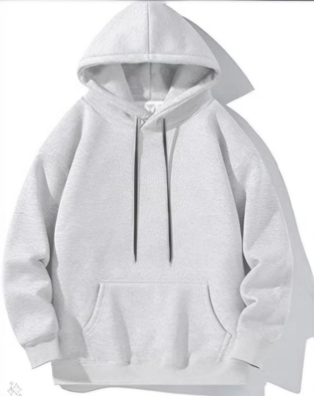 ASSEMA Kadın Uzun Kol Kapşonlu Basic Sweatshirt hoodie - Gri