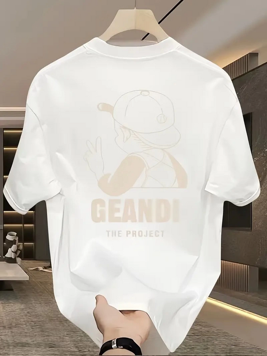 ASSEMA Kadın "GANDHI The Project" Baskılı Kısa Kollu tişort - Beyaz