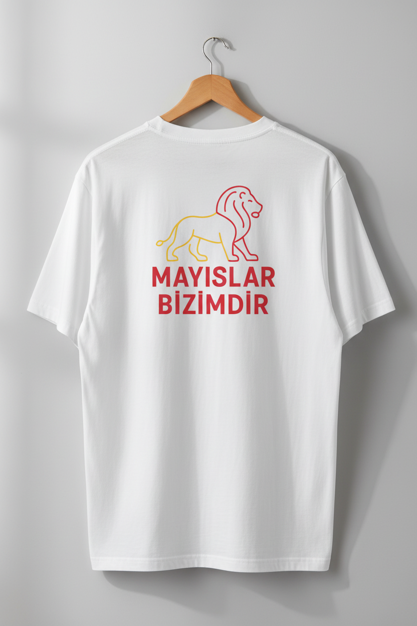 Beyaz Arka Buyuk Baski