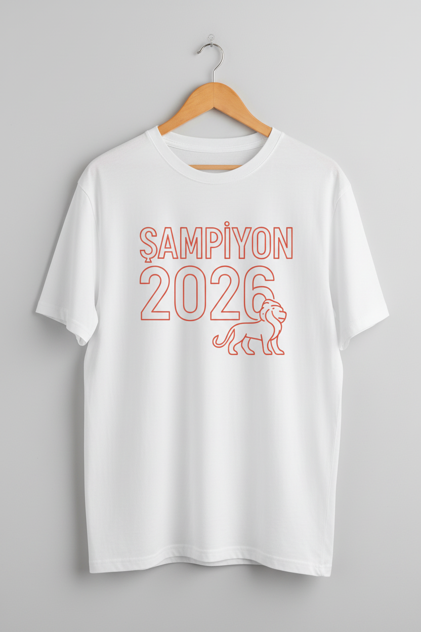 Beyaz - Şampiyon 2026 Outline Ön Baskılı