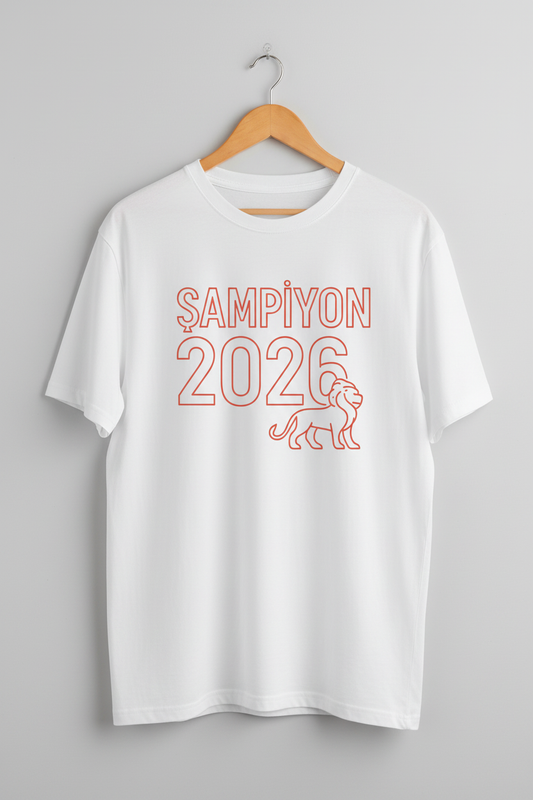 Beyaz - Şampiyon 2026 Outline Ön Baskılı