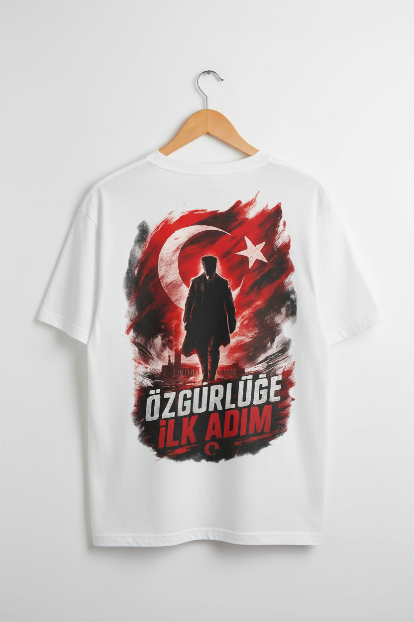 Beyaz Arka Buyuk Baski
