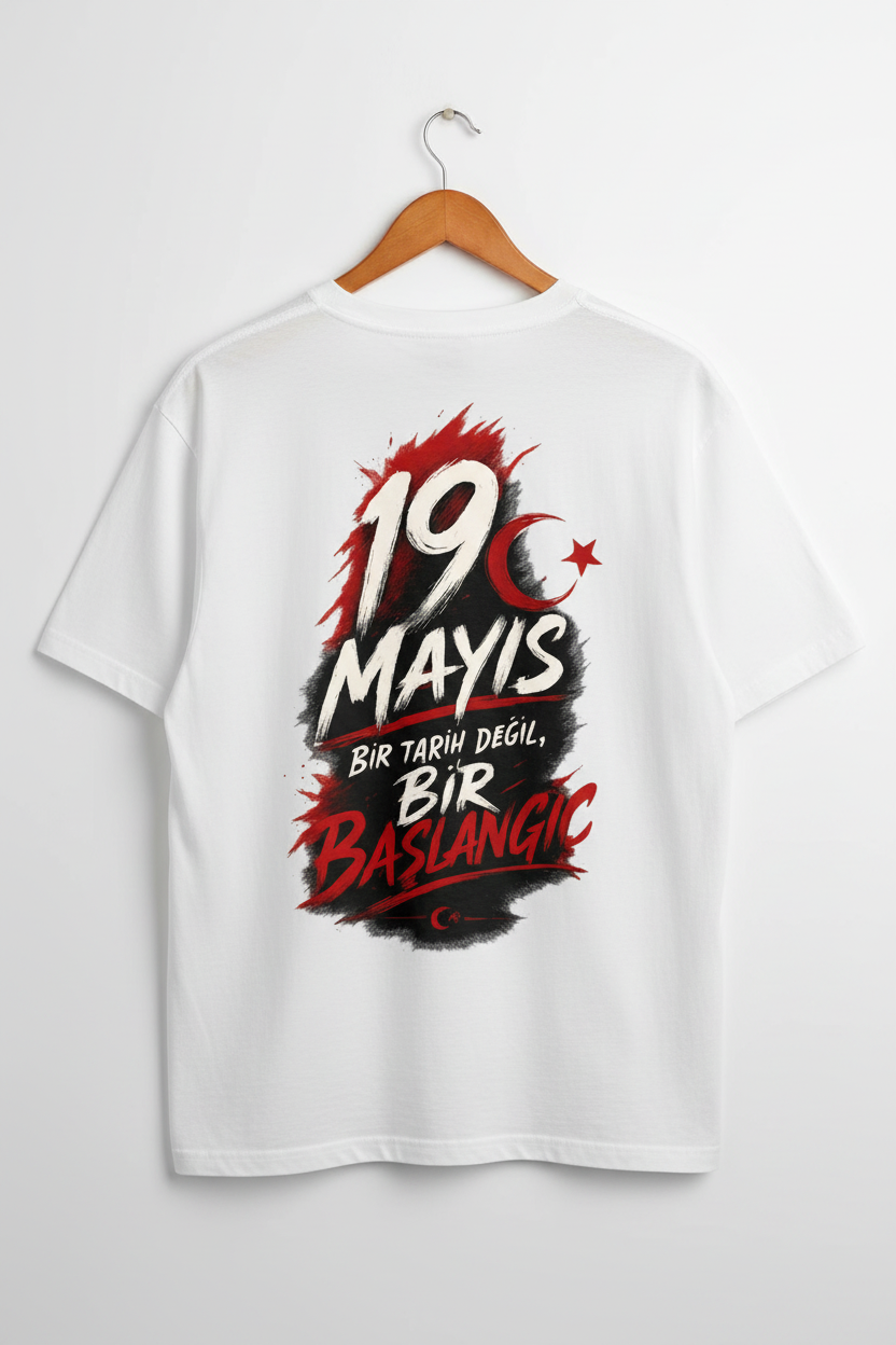 Beyaz Arka Buyuk Baski