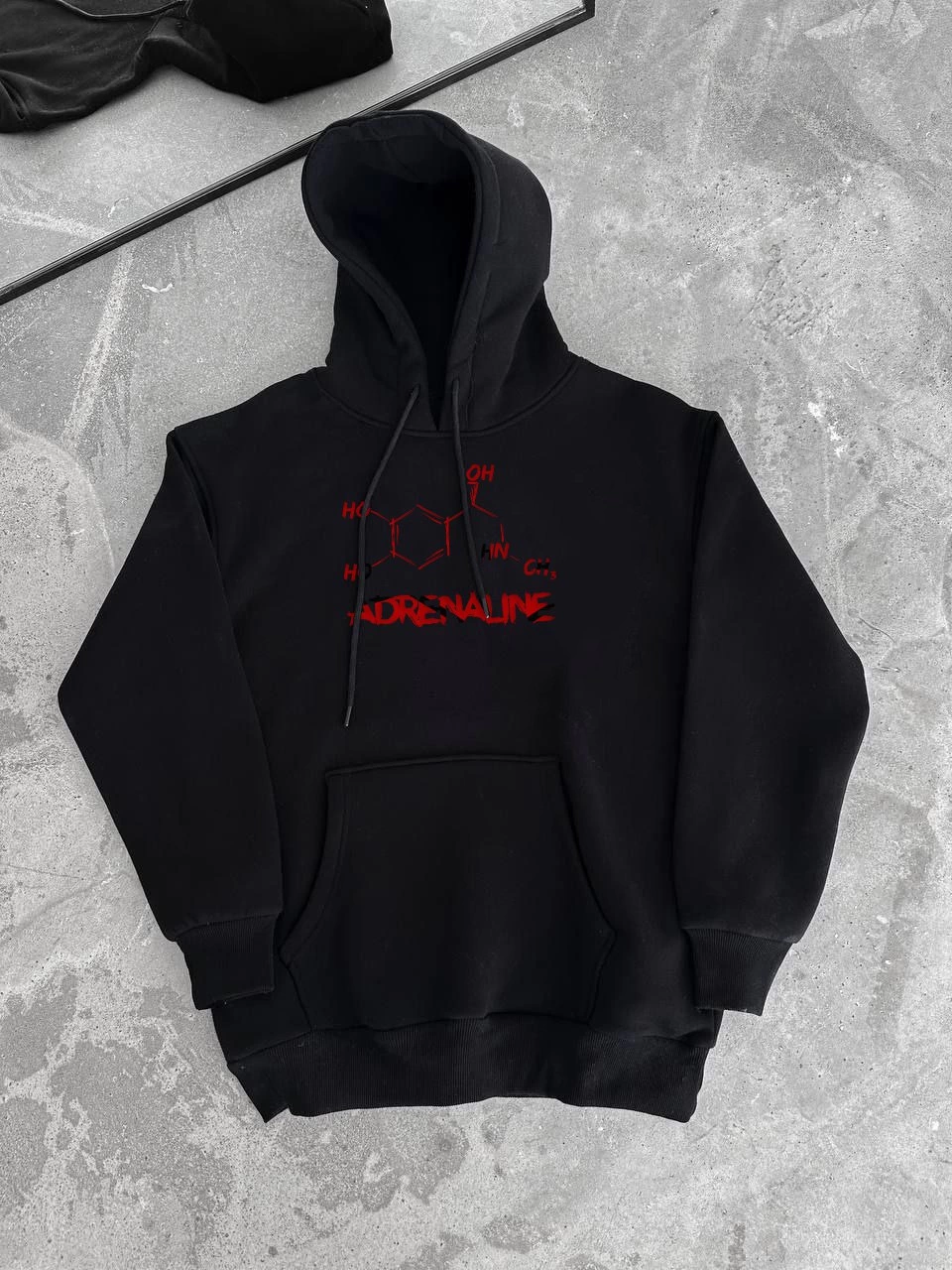 ASSEMA Kadın 3 iplik Kışlık Pamuklu Kapüşonlu SweatShirt - Siyah
