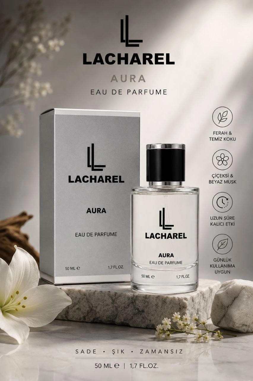 LACHAREL Aura Eau De Parfum 50 ML Narenciye, Odunsu ve Sofistike Parfüm