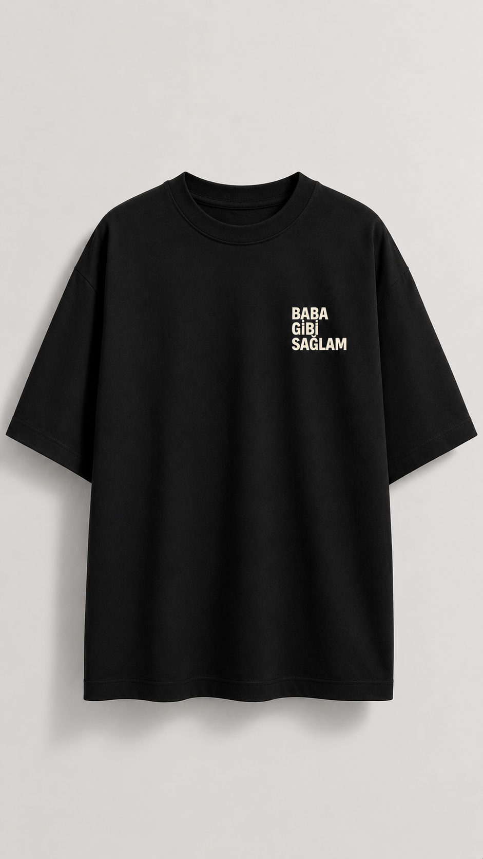ASSEMA Erkek Baba Gibi Sağlam Baskı Tişört